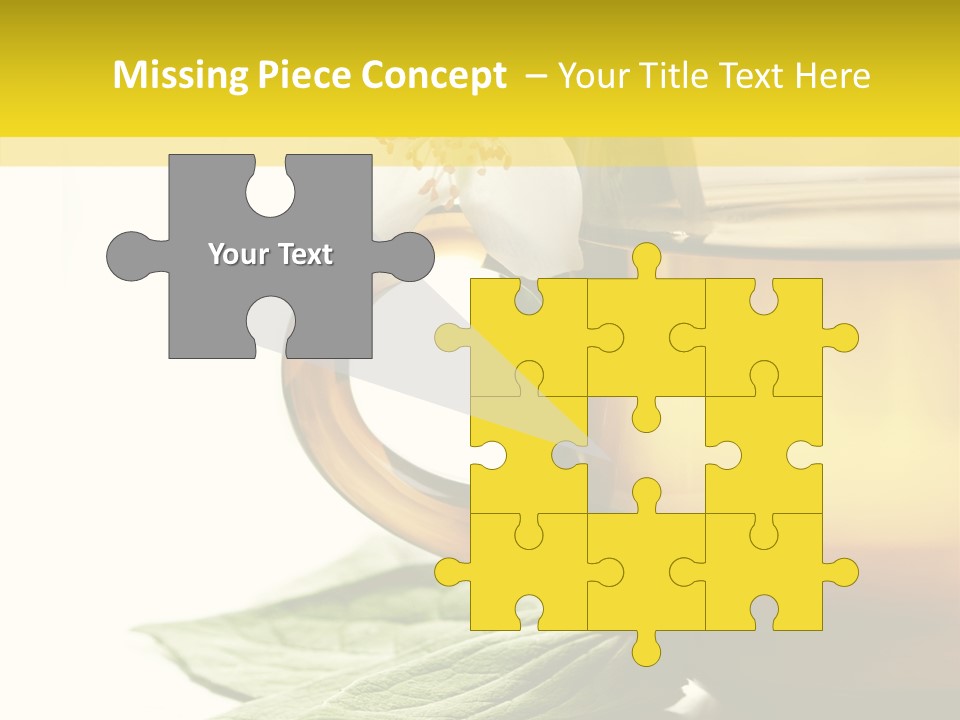 Background Indian Jasmine PowerPoint Template