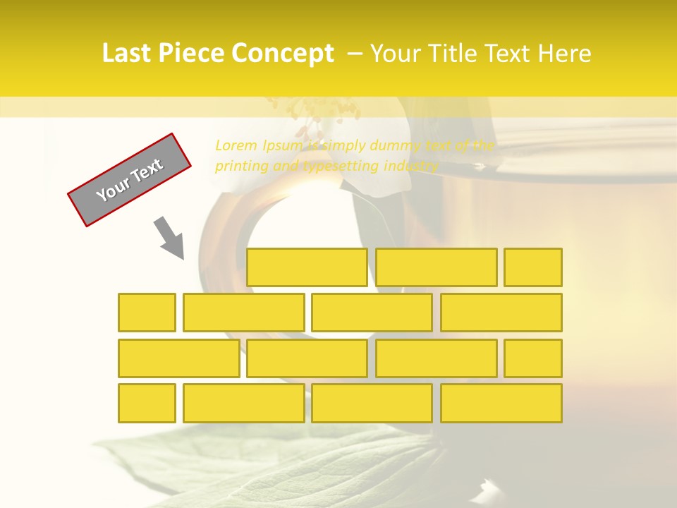 Background Indian Jasmine PowerPoint Template