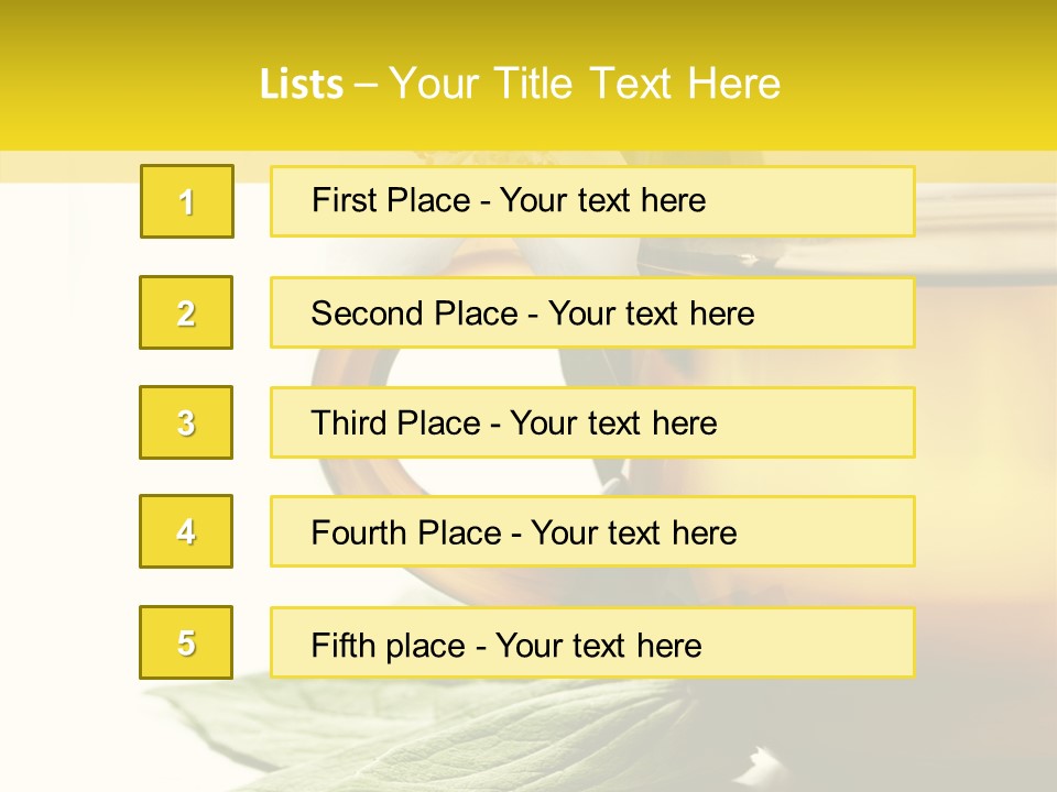 Background Indian Jasmine PowerPoint Template