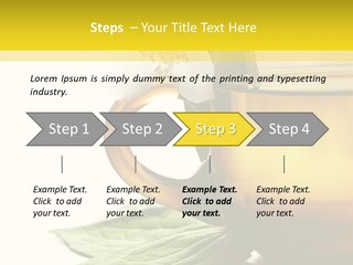 Background Indian Jasmine PowerPoint Template