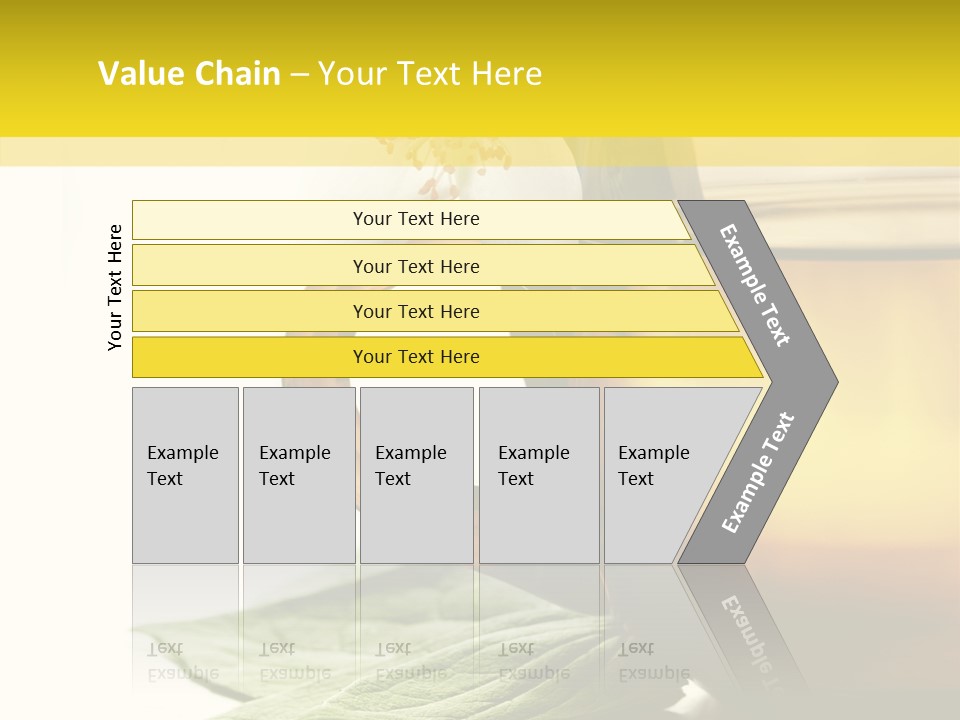 Background Indian Jasmine PowerPoint Template