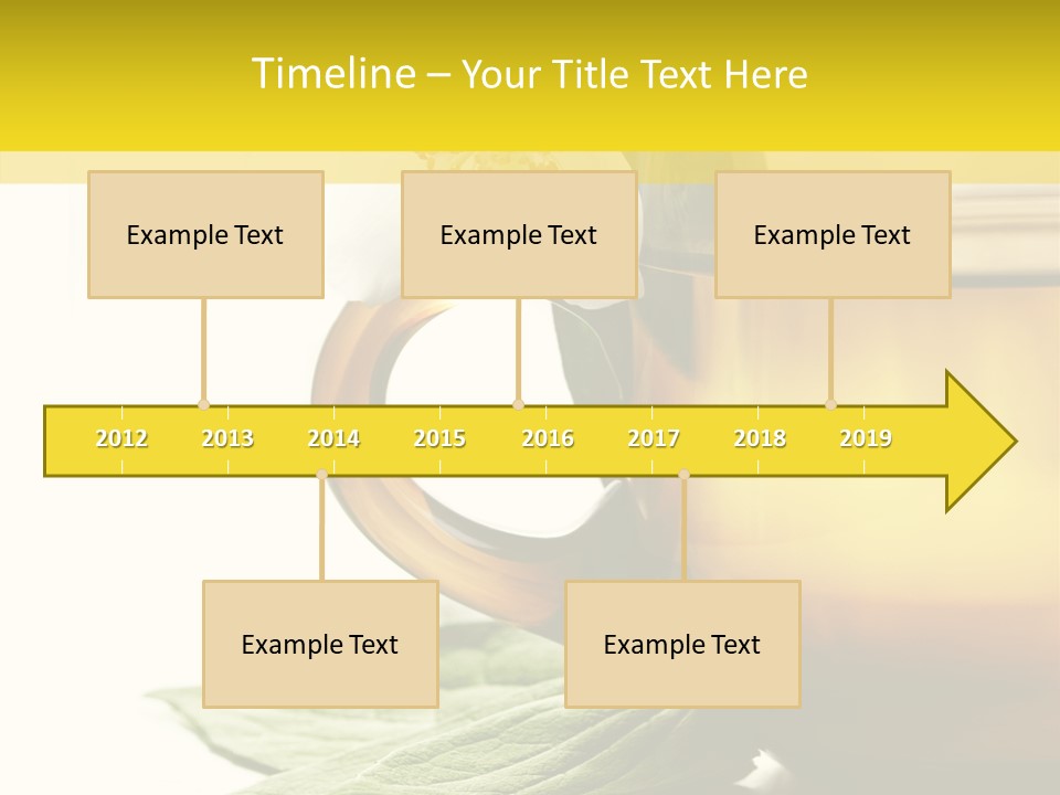 Background Indian Jasmine PowerPoint Template
