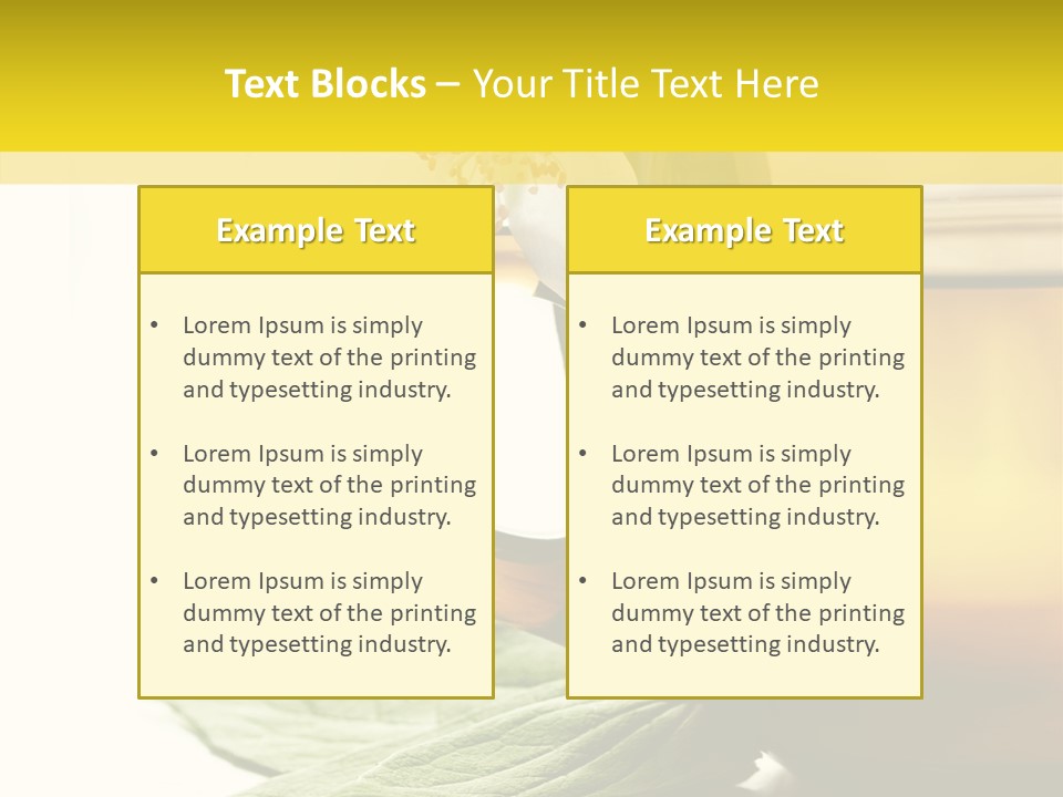 Background Indian Jasmine PowerPoint Template
