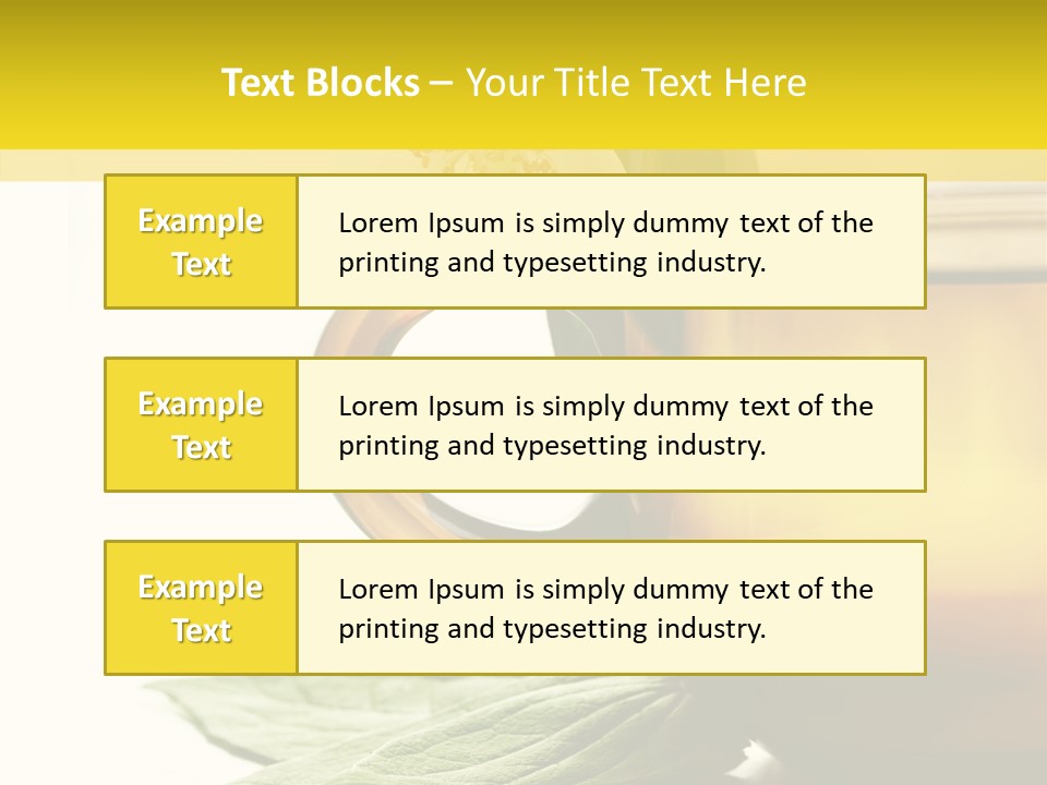 Background Indian Jasmine PowerPoint Template