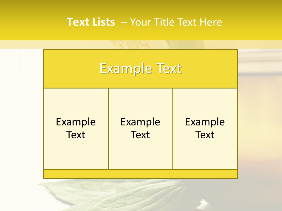 Background Indian Jasmine PowerPoint Template