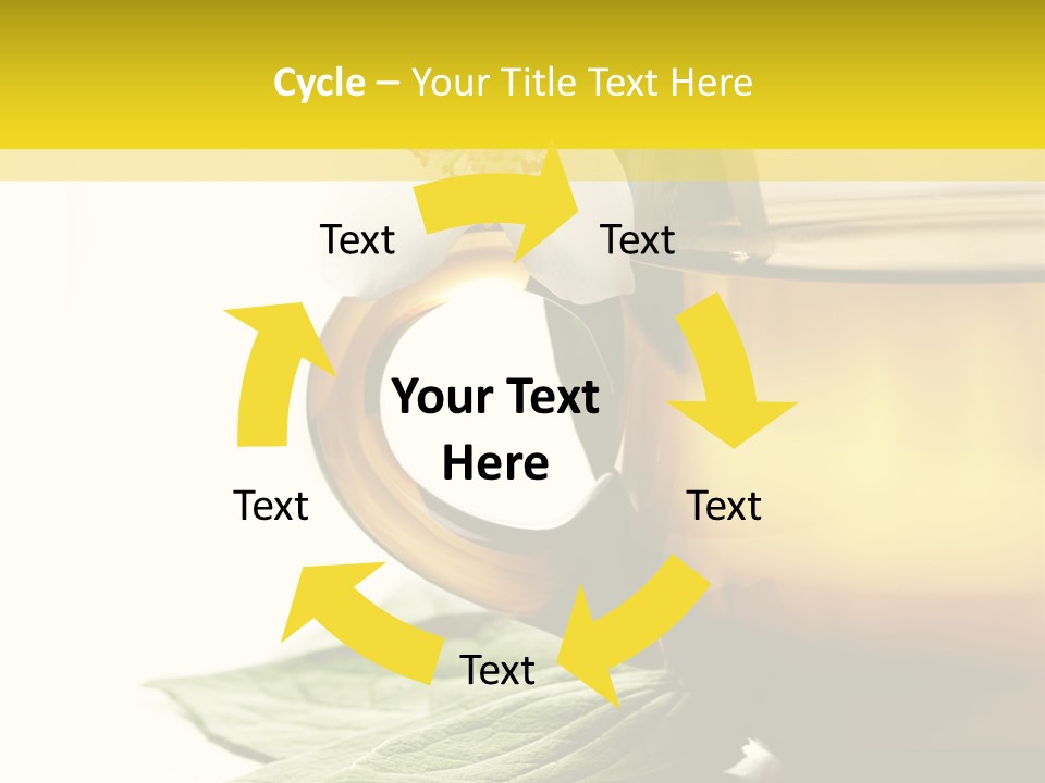 Background Indian Jasmine PowerPoint Template