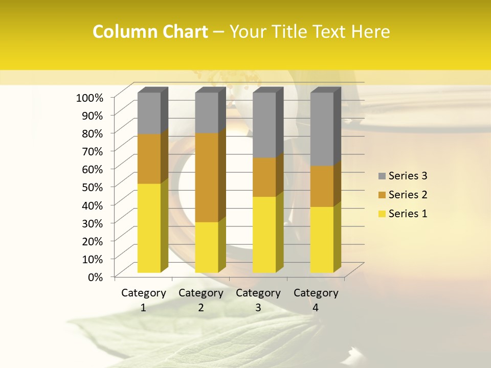 Background Indian Jasmine PowerPoint Template