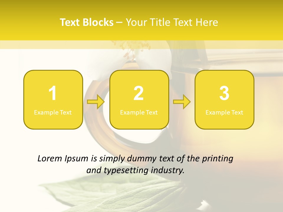 Background Indian Jasmine PowerPoint Template