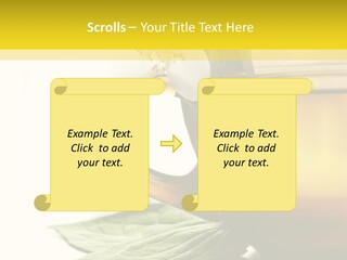 Background Indian Jasmine PowerPoint Template