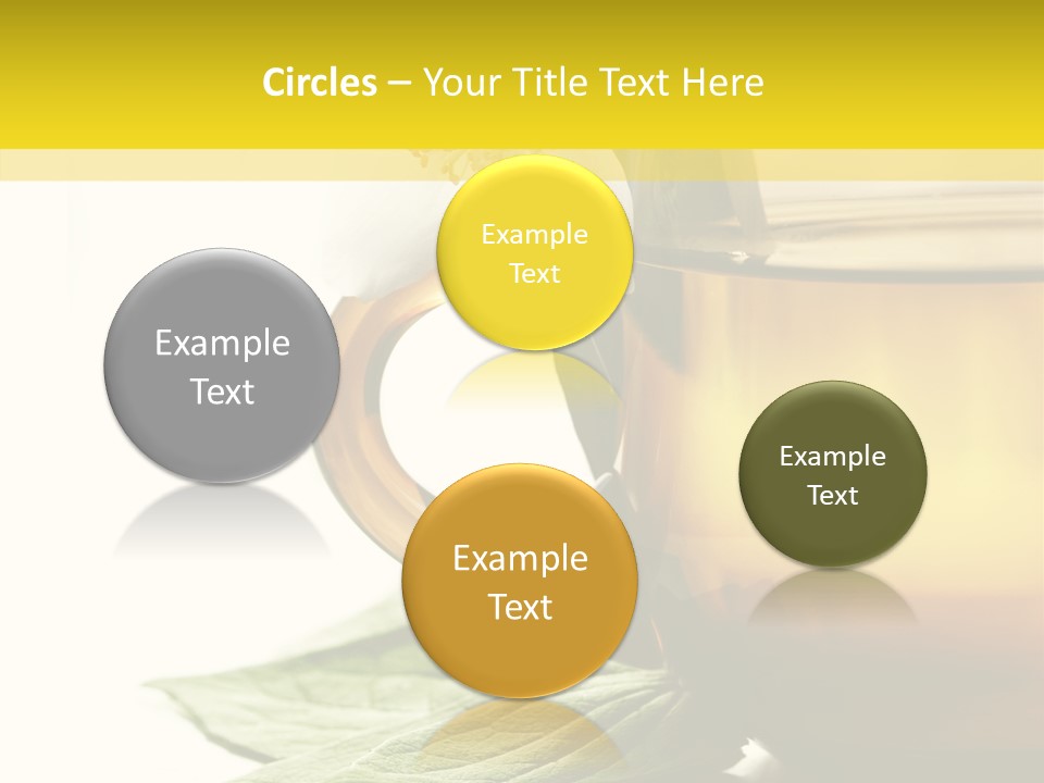 Background Indian Jasmine PowerPoint Template