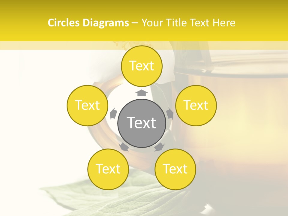 Background Indian Jasmine PowerPoint Template