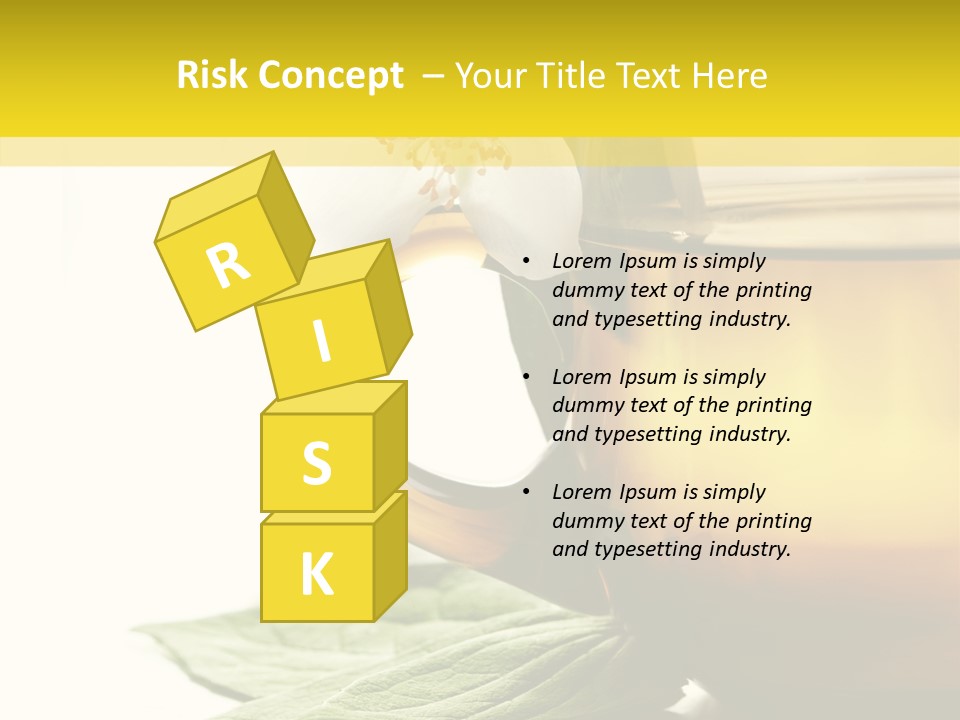 Background Indian Jasmine PowerPoint Template