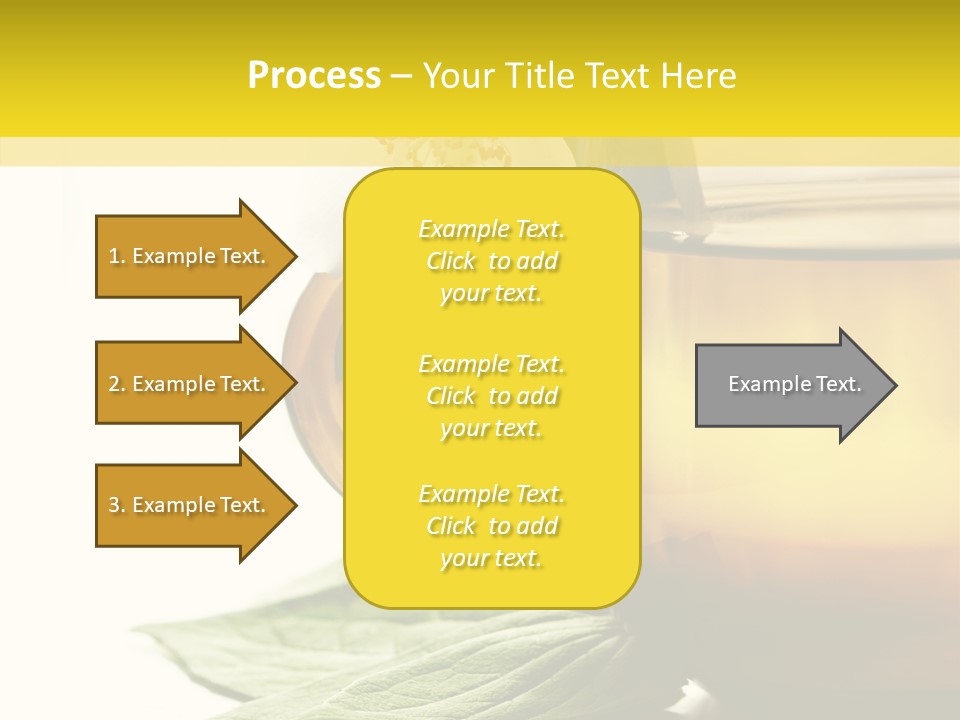 Background Indian Jasmine PowerPoint Template
