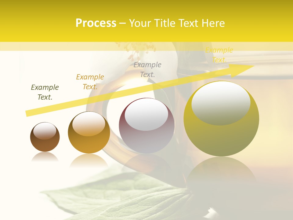 Background Indian Jasmine PowerPoint Template