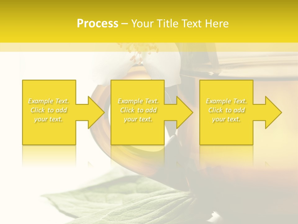 Background Indian Jasmine PowerPoint Template