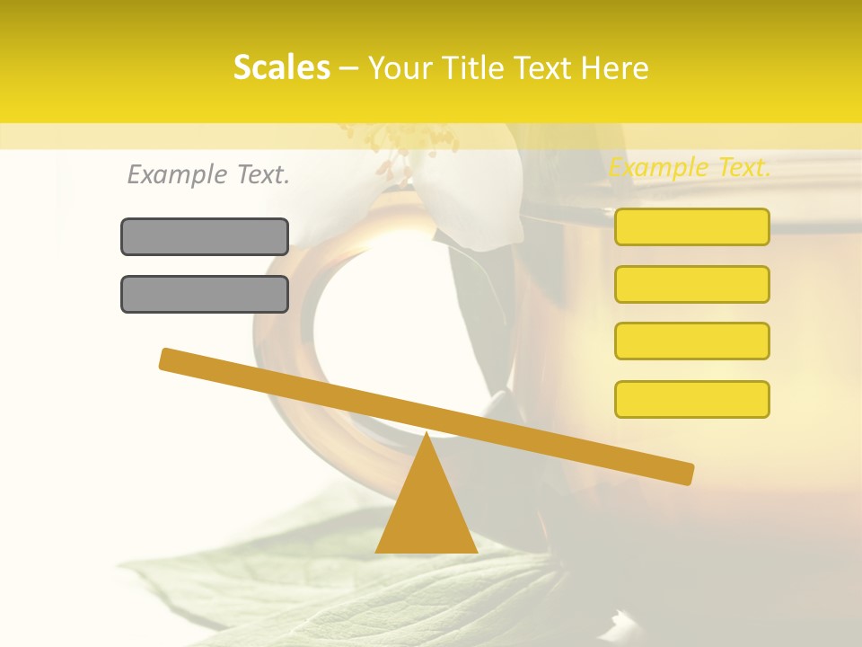 Background Indian Jasmine PowerPoint Template