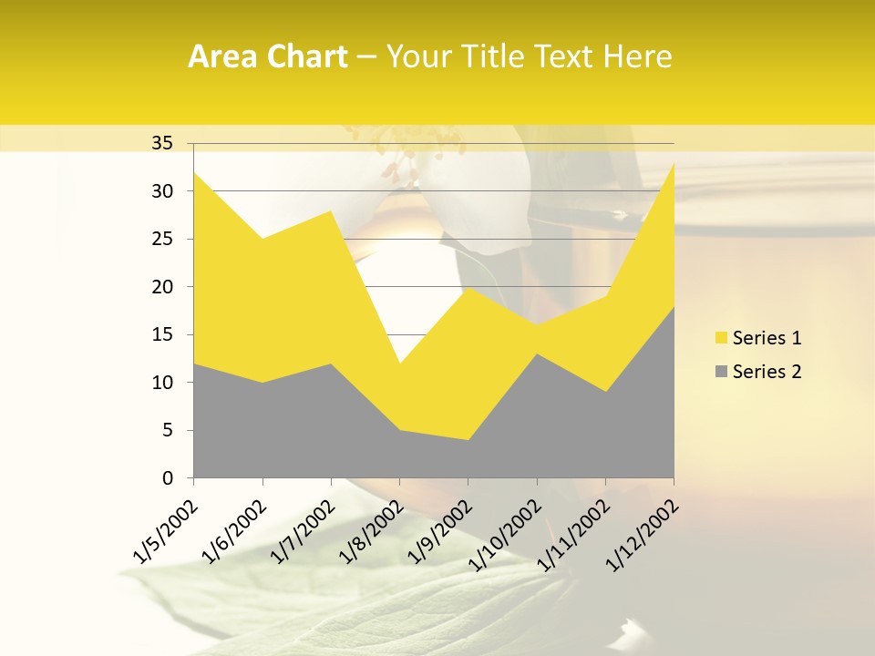 Background Indian Jasmine PowerPoint Template