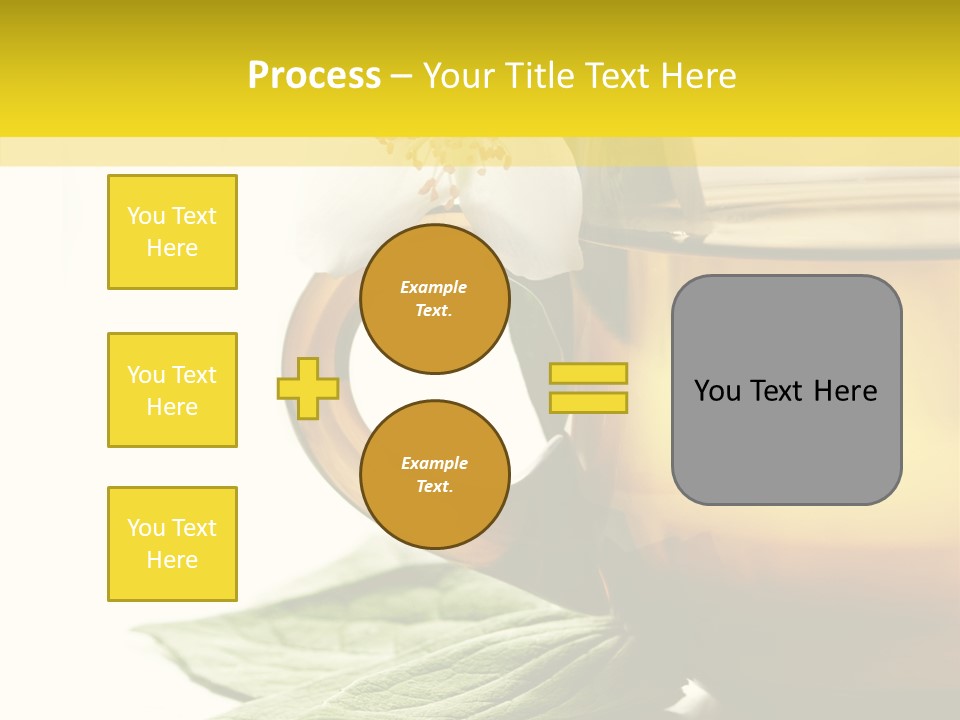 Background Indian Jasmine PowerPoint Template