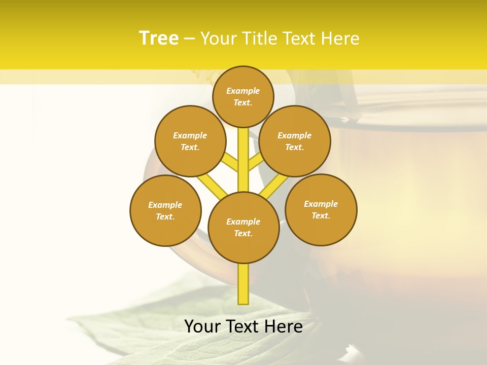 Background Indian Jasmine PowerPoint Template