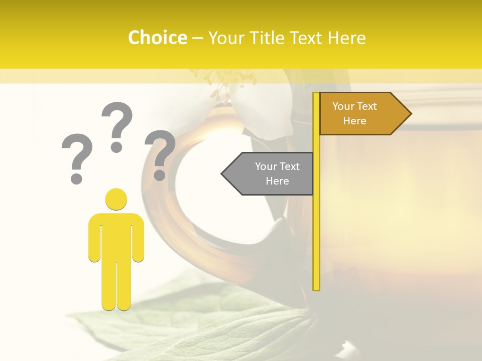 Background Indian Jasmine PowerPoint Template