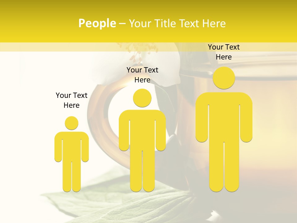 Background Indian Jasmine PowerPoint Template