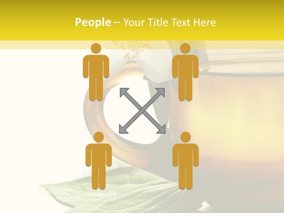 Background Indian Jasmine PowerPoint Template