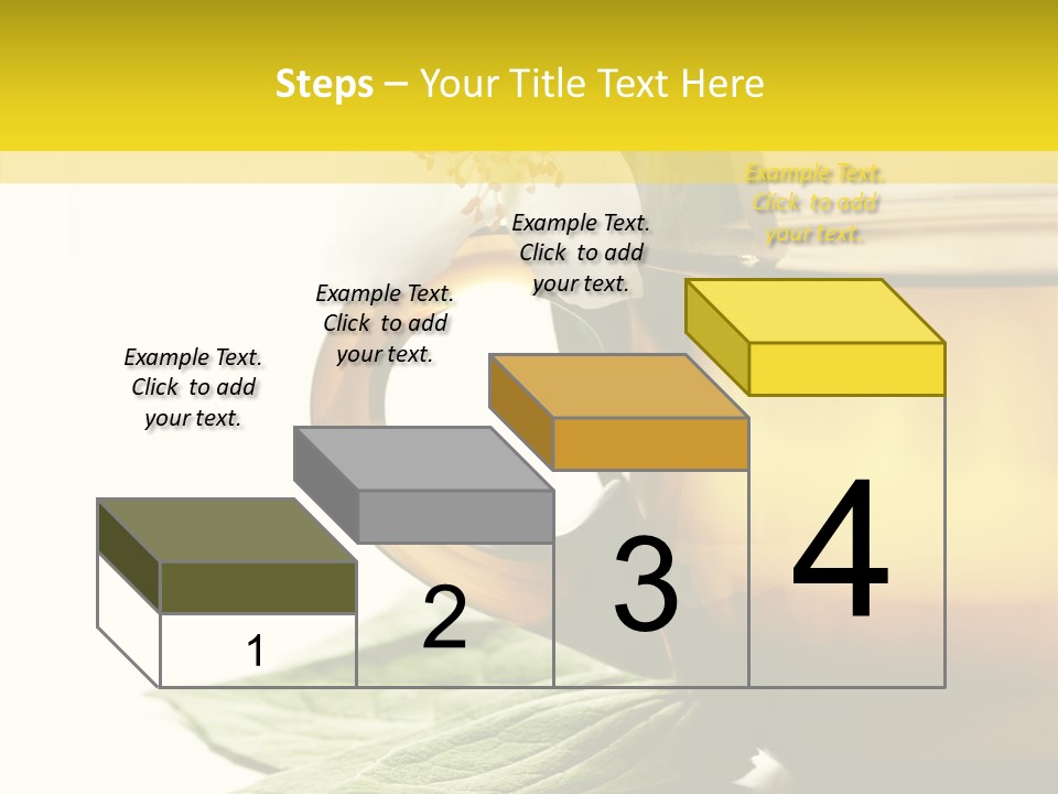 Background Indian Jasmine PowerPoint Template