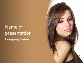 Skin Fresh Lady PowerPoint Template