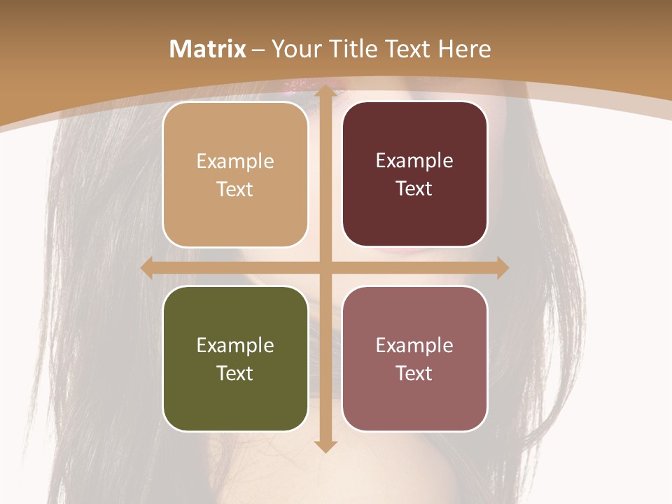 Skin Fresh Lady PowerPoint Template