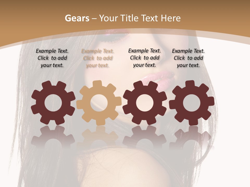 Skin Fresh Lady PowerPoint Template