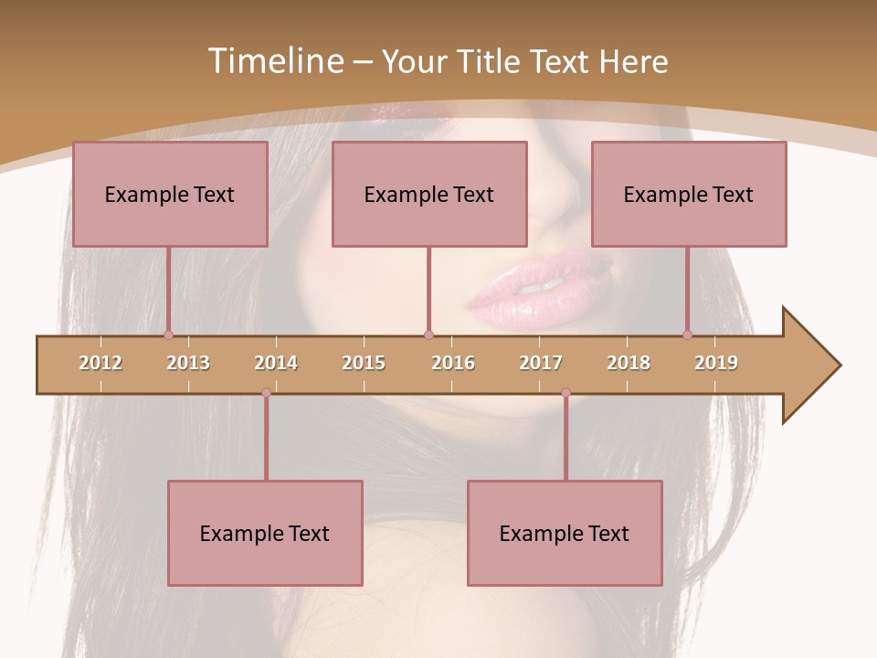 Skin Fresh Lady PowerPoint Template