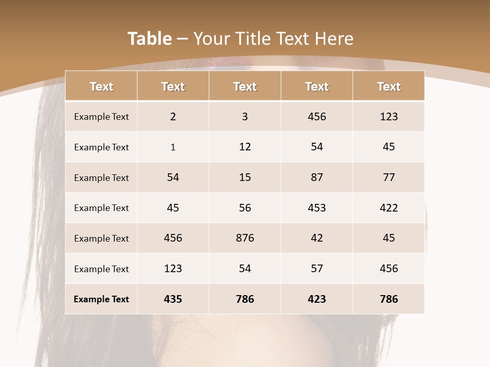 Skin Fresh Lady PowerPoint Template