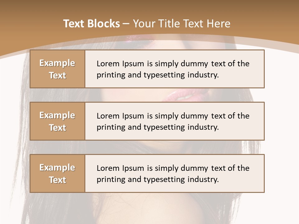 Skin Fresh Lady PowerPoint Template