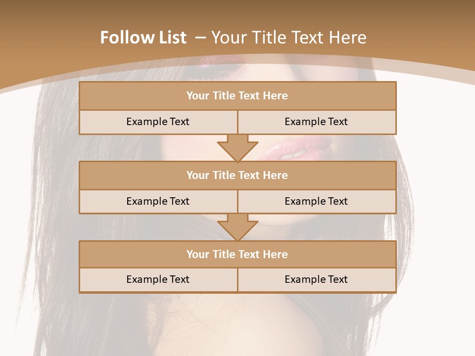 Skin Fresh Lady PowerPoint Template