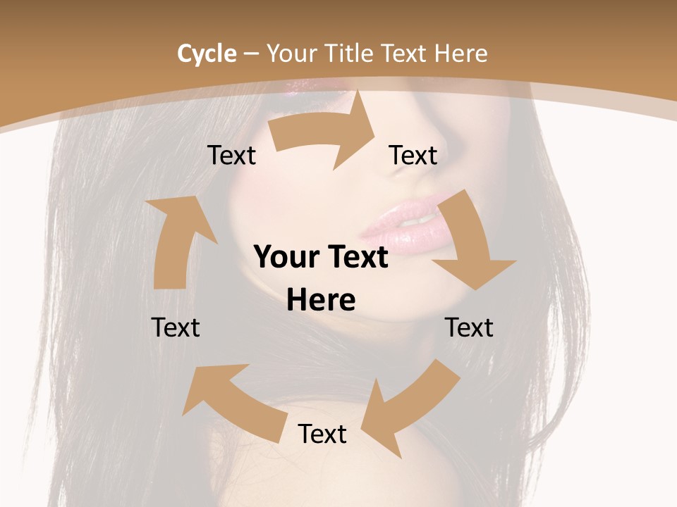 Skin Fresh Lady PowerPoint Template