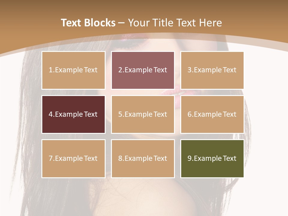 Skin Fresh Lady PowerPoint Template