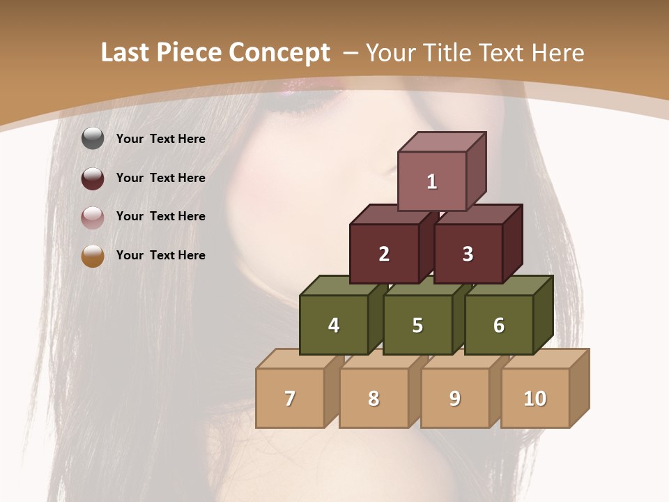 Skin Fresh Lady PowerPoint Template