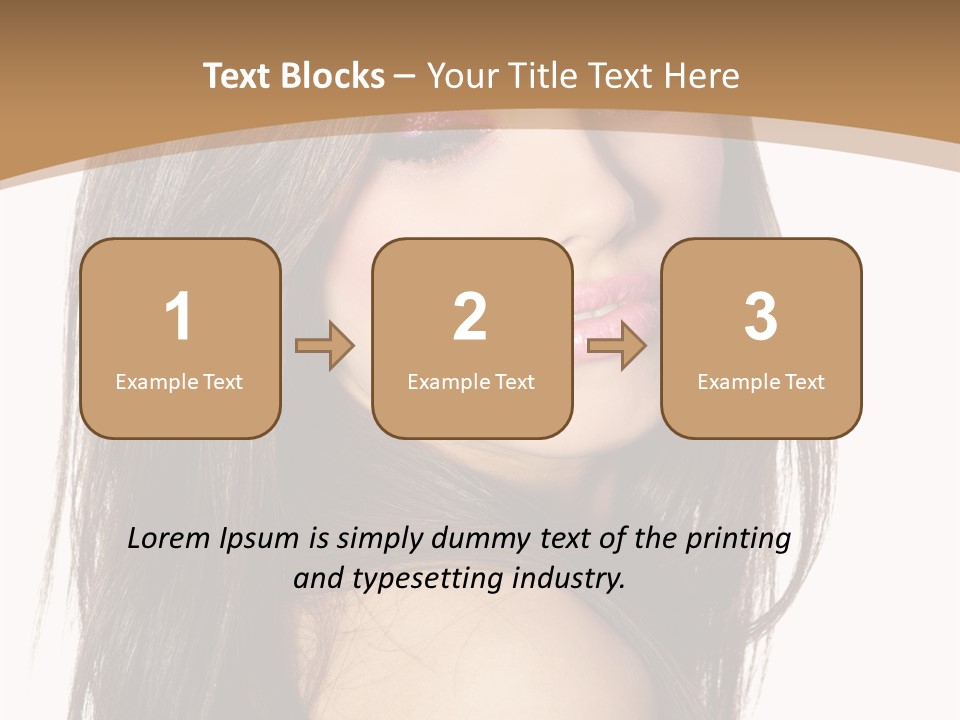 Skin Fresh Lady PowerPoint Template