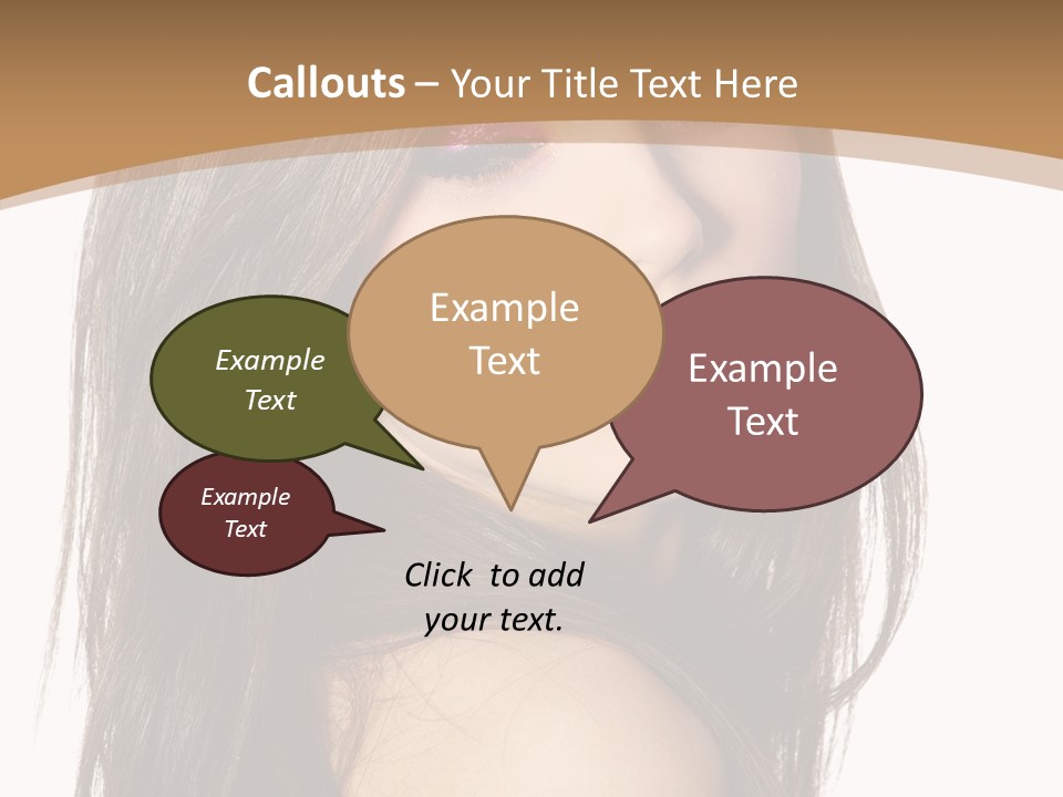 Skin Fresh Lady PowerPoint Template