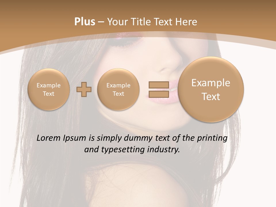 Skin Fresh Lady PowerPoint Template