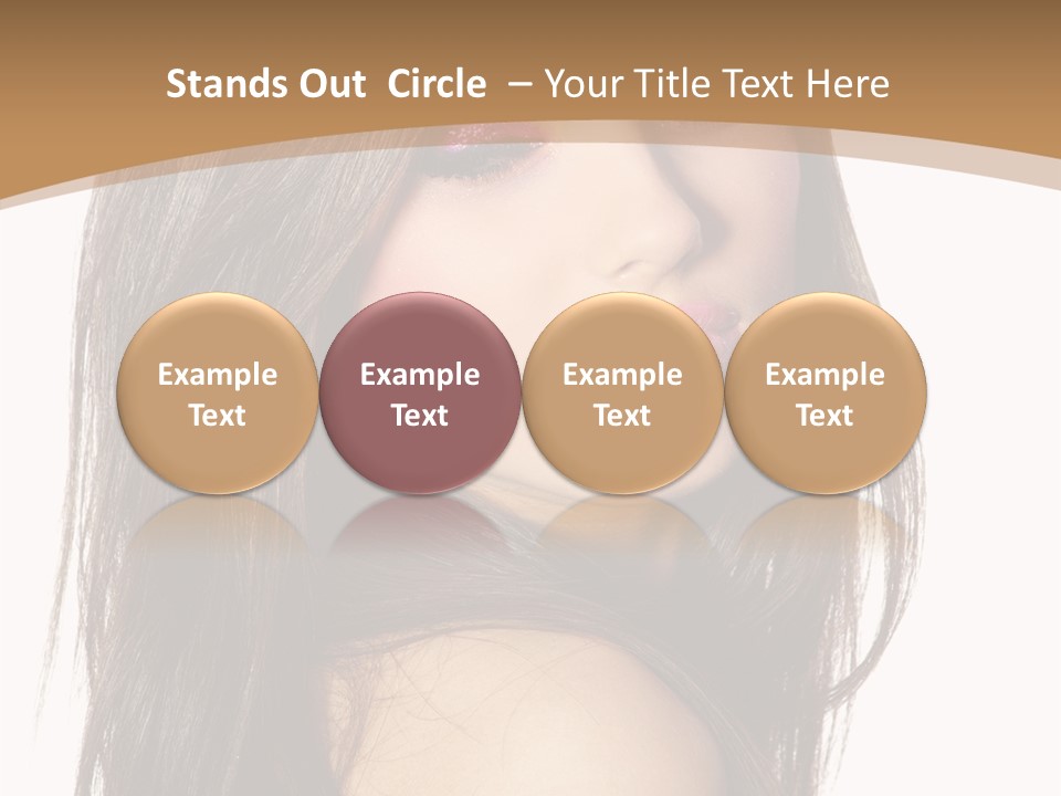 Skin Fresh Lady PowerPoint Template