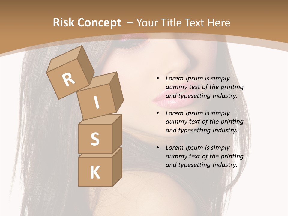 Skin Fresh Lady PowerPoint Template