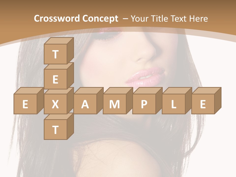 Skin Fresh Lady PowerPoint Template