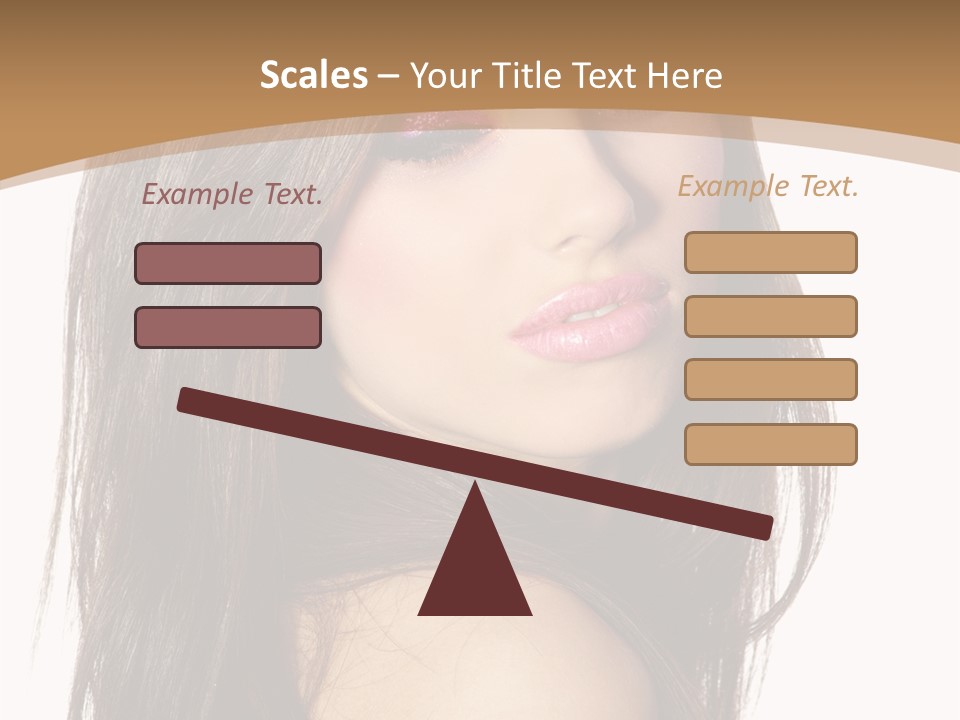 Skin Fresh Lady PowerPoint Template