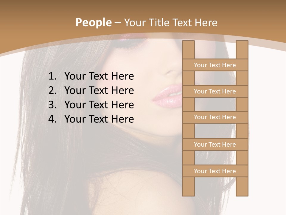 Skin Fresh Lady PowerPoint Template