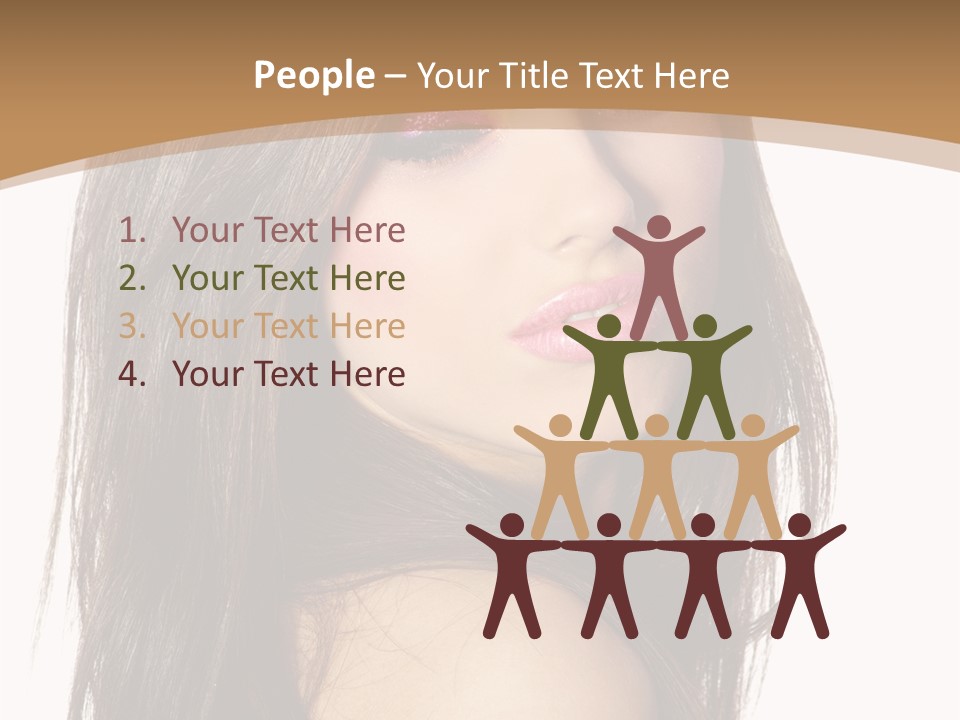 Skin Fresh Lady PowerPoint Template