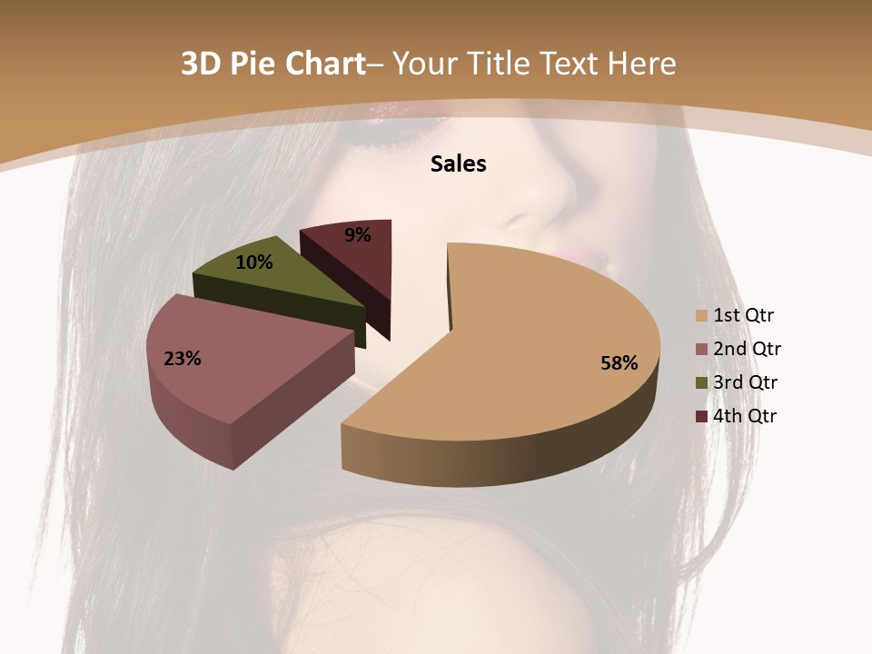 Skin Fresh Lady PowerPoint Template