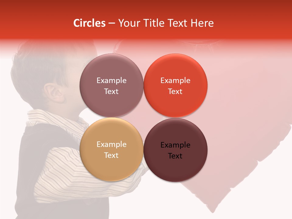 Enfant Father Celebrate PowerPoint Template