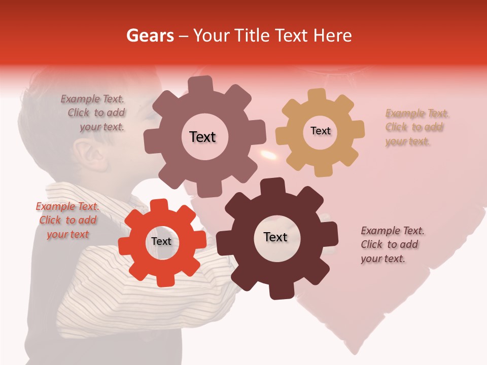 Enfant Father Celebrate PowerPoint Template