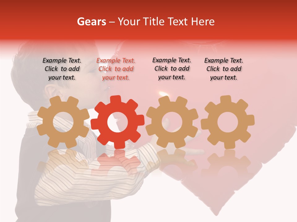 Enfant Father Celebrate PowerPoint Template